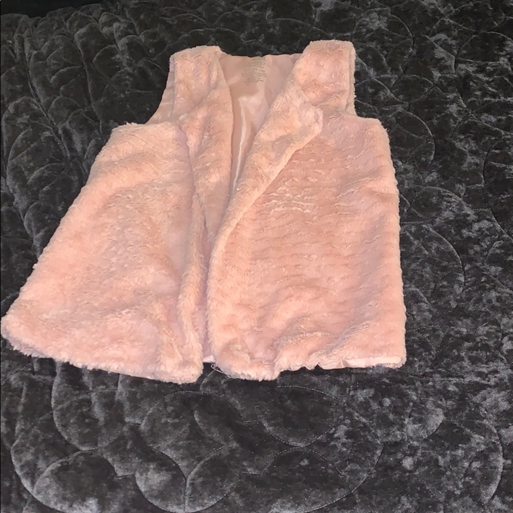 furry vest